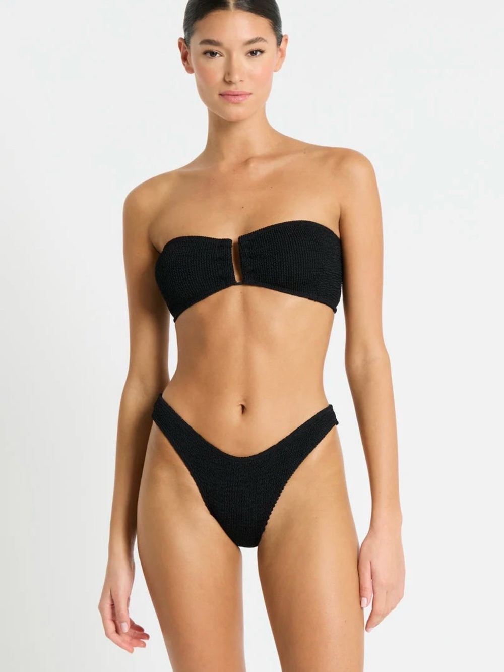 Bond-eye Blake Bandeau and Sinner Brief one size fits XS-Large black